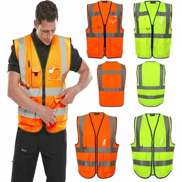 Áo Phản Quang Bảo Hộ Cho Công Nhân Đạt Chuẩn Yêu Cầu