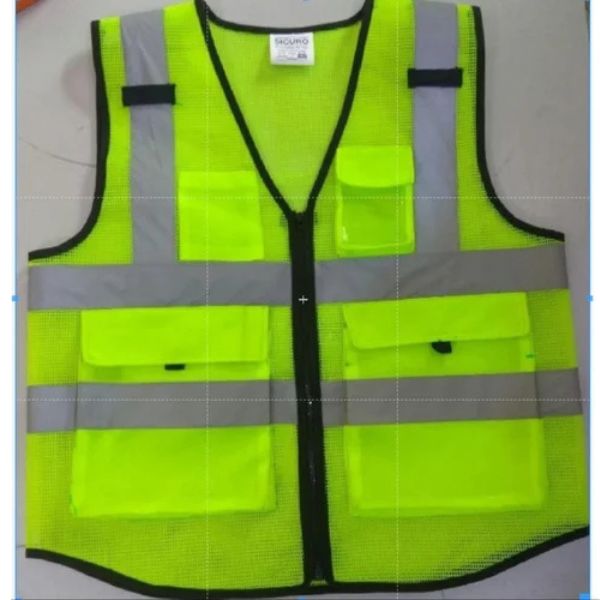Áo Gile Phản Quang Cho Nhân Viên Công Trình Xây Dựng