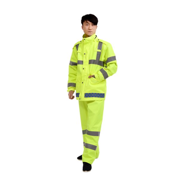 Áo Mưa Phản Quang Chống Ướt Bảo Vệ An Toàn Khi Đi Mưa - PAPM00043 2 Áo Mưa Phản Quang Chống Ướt Chất Lượng Cao