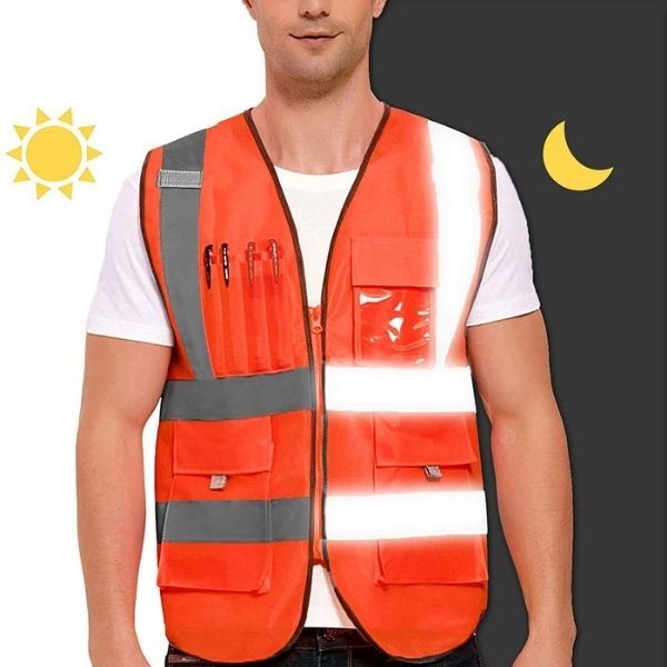 Áo Phản Quang Bảo Hộ Chuyên Nghiệp Chính Hãng - PABH00032 4 Áo Phản Quang Bảo Hộ Chuyên Nghiệp Chống Nước