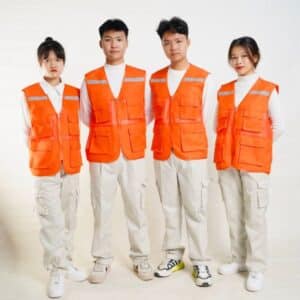 4 Dòng Áo Gile Phản Quang Công Trình Giá Rẻ, 3M, Nhiều Túi, Lưới 9 Áo Gile Phản Quang Công Trình 3M