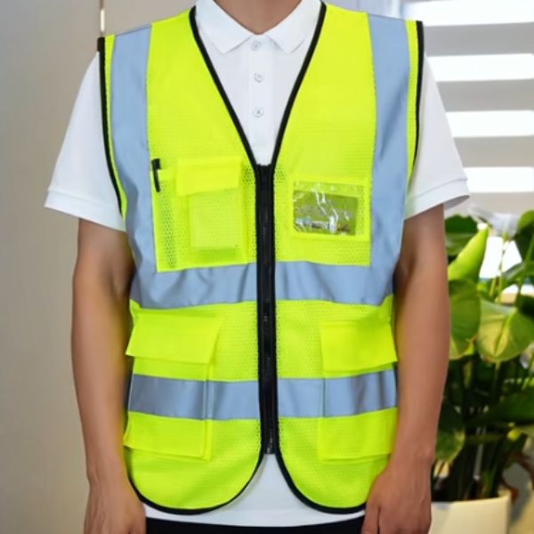 Áo Gile Phản Quang Mặc Ngoài Đồng Phục Lưới Thoáng Khí