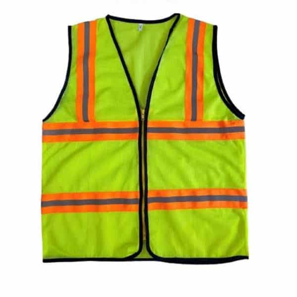 Áo Lưới Phản Quang Dây Kéo An Toàn Lao Động Chuyên Dụng - PLPQ00053 2 Áo Lưới Phản Quang Dây Kéo Thoáng Mát