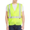 Áo Lưới Phản Quang Viền Bạc Thiết Kế Nổi Bật Cho Công Trình - PLPQ00054