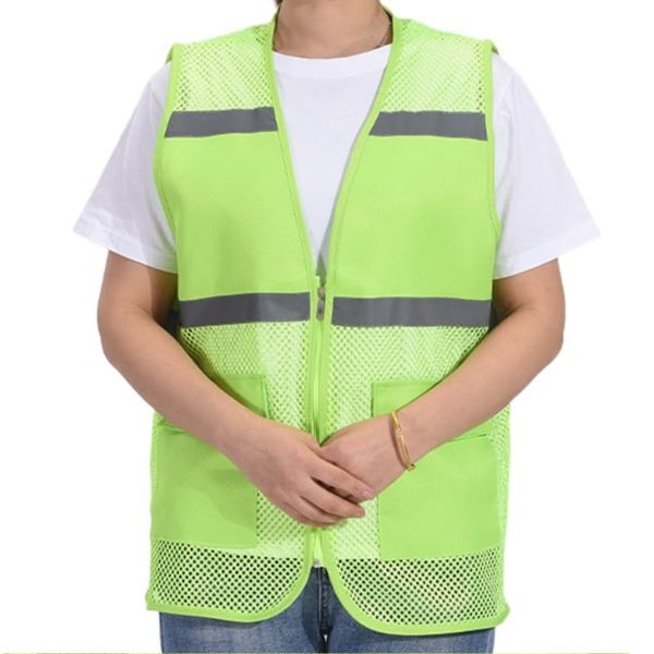 Áo Lưới Phản Quang Viền Bạc Thoáng Mát Bền Đẹp