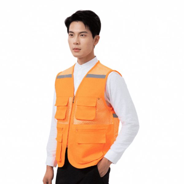 Áo Phản Quang Kỹ Sư Nhiều Túi Với 3 Tính Năng Hữu Ích 3 Áo Phản Quang Kỹ Sư Nhiều Túi Đựng Dụng Cụ